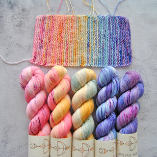 Fruit market 5 color fade set - Artemis Sock