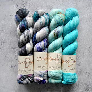 4 color fade - Artemis Sock - Tide to Cronos
