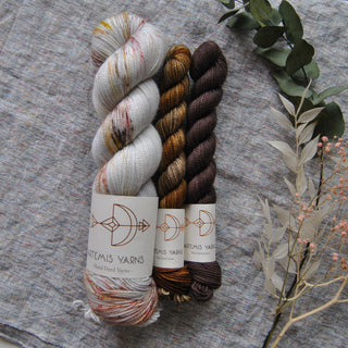 Artemis High twist - Sock set - Pythia + Cocoa + Asterion